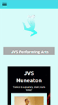Mobile Screenshot of jvsperformingarts.com