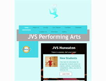 Tablet Screenshot of jvsperformingarts.com